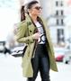 Imagem de Sobretudo Feminino Casaco Trench Coat com cinto, forrado, jaqueta, jaquetão inverno