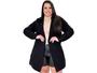 Imagem de Sobretudo Plus Size Lã Batida Feminino Casaco Parka G1 G2