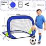 Imagem de Soccer Goal EVERRUSH Pop Up Kids Toddler com bolsa de transporte 100x70cm