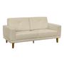 Imagem de Sofa 02 Lugares Capri 145cm Linho Cru D'monegatto