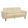 Imagem de Sofa 03 Lugares Capri 200cm Linho Bege D'monegatto