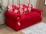 Imagem de Sofá 2 e 3 Lugares Vermelho com Floral 608/16 Viena