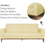 Imagem de Sofa 2 Lugares 145 cm Crons Suede Bege Vazzano