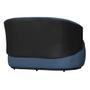 Imagem de Sofá 2 Lugares Beatriz com Composê material sintético Preto Suede Azul Royal - Vallisa Decor