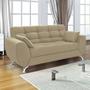Imagem de Sofá 2 Lugares Larissa Suede Bege