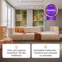 Imagem de Sofá 2 lugares Modular com Apoio Puff  Sofá na Caixa em Boucle com 3 Módulos 2,58m  1 Braço