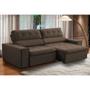 Imagem de Sofa 2 Lugares Retratil Reclinavel Atenas 1,60 M Suede Marrom