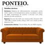 Imagem de Sofa 3 Lugares 220 cm Ponteio Veludo SL 953 Moll