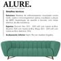 Imagem de Sofa 3 Lugares 238 cm Alure SL 946 Moll