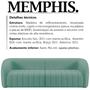 Imagem de Sofa 3 Lugares 252 cm Memphis Veludo SL 946 Moll