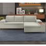 Imagem de Sofá 3 Lugares com Chaise e Entrada USB Clássico