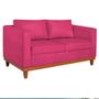 Imagem de Sofá 3 Lugares Europa 180 cm Estilo Conforto e Elegância Suede Pink - Amarena Móveis