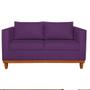 Imagem de Sofá 3 Lugares Europa 180 cm Estilo Conforto e Elegância Suede Roxo - Amarena Móveis