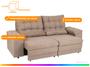 Sofá 3 Lugares Retrátil Reclinável Suede Phormatta Colômbia SMP Imagem de Sofá 3 Lugares Retrátil Reclinável Suede Phormatta Colômbia SMP