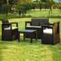 Imagem de Sofá 4 Lugares Para Jardim Área Externa Rattan D7HOME
