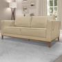 Imagem de Sofa Balli 2 Lugares 170cm Pes Madeira Linho 221 Dourado Ezz