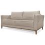 Imagem de Sofa Balli 3 Lugares 210cm Pes Madeira Linho 223 Areia Ezz