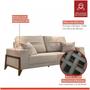Imagem de Sofa Bellagio 4 Lugares com Almofadas Linho Bege