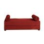 Imagem de Sofá-Cama 2 Lugares Casal Taylor Suede Vermelho