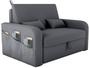 Imagem de Sofá-cama 2 Lugares Casal Veludo Matrix Lady Dai