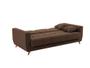 Imagem de Sofá Cama 2 Lugares Reclinável e Baú Pamela Marrom Matrix