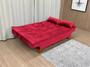 Imagem de Sofá Cama 3 Lugares Vermelho 503 Stilo Plus