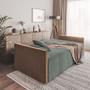 Imagem de Sofa Cama 4 Lugares Retrátil e Reclinável Paris 2,10m Veludo Cinza 