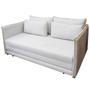 Imagem de Sofá Cama Bed 2 Lugares Assento Tecido Fendi Base Madeira 152 cm - 69805