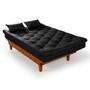 Imagem de Sofa Cama Caribe Reclinavel Base Em Madeira Essencial Estofados