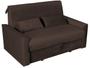 Imagem de Sofá-cama Casal 2 Lugares com Baú Reclinável Veludo Matrix Cristal