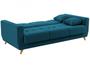 Sofá-cama Casal 3 Lugares com Baú Reclinável Veludo Matrix Pâmela Imagem de Sofá-cama Casal 3 Lugares com Baú Reclinável Veludo Matrix Pâmela