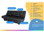 Imagem de Sofá-cama Casal 3 Lugares Reclinável Matrix Laila