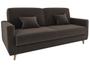 Sofá-cama Casal 3 Lugares Reclinável Veludo Matrix Emília Imagem de Sofá-cama Casal 3 Lugares Reclinável Veludo Matrix Emília