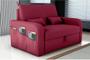Imagem de Sofá Cama com Baú 2 Lugares 140cm Lady Day Vinho Matrix