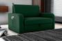 Imagem de Sofá Cama com Baú 2 Lugares Daiane Verde Matrix
