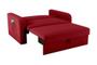 Imagem de Sofá Cama com Baú 2 Lugares Daiane vermelho Matrix