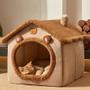 Imagem de Sofá-Cama Dobrável e Lavável para Cães Extra Pequenos