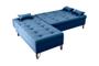 Imagem de Sofá Cama e Chaise 3 lugares 200cm Nice Azul Matrix