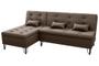 Imagem de Sofá Cama e Chaise 3 lugares 200cm Nice Marrom Matrix