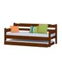 Imagem de Sofá Cama Madeira Com Auxiliar Castanho Nemargi
