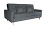 Imagem de Sofa Cama Pamela Bau Veludo Cinza Pes Palito - F425