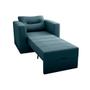 Imagem de Sofá Cama Solteiro Para Decoração Quarto Confortável - Suede - Sv Decor
