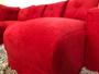 Imagem de Sofá Canto com chaise Vermelho 6 Lugares