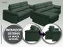 Imagem de Sofá Capriccio 2,70m Assento com Braço Retrátil e Reclinável Velosuede Verde - NETSOFAS