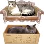 Imagem de Sofá Cat Scratcher Bed miwoowim Kitty com caixa e almofada