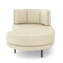 Imagem de Sofá Chaise Longue Sala de Estar Living Lucca Direito D02 Linho Creme D-463 - Lyam Decor