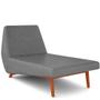 Imagem de Sofá Chaise Longue Sala de Estar Living Parisi 155 cm D02 Corano Cinza C-03 - Lyam Decor