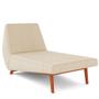 Imagem de Sofá Chaise Longue Sala de Estar Living Parisi 155 cm D02 Linho Creme D-463 - Lyam Decor