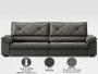 Imagem de Sofá com Carregador USB e Molas no Assento Retrátil Reclinável Nice 2,10m Velosuede - NETSOFAS