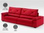 Imagem de Sofá com Carregador USB e Molas no Assento Retrátil Reclinável Nice 2,50m Velosuede - NETSOFAS
